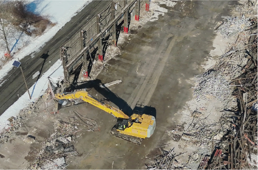 Large-scale restoration project documentation
